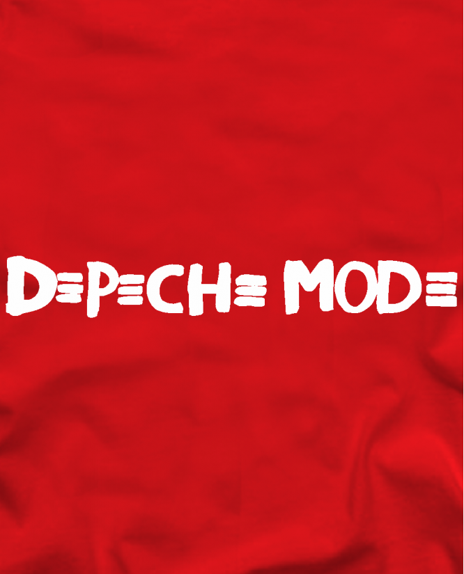 marškinėliai Depeche mode logo